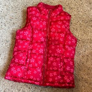 Girls Large puffer vest